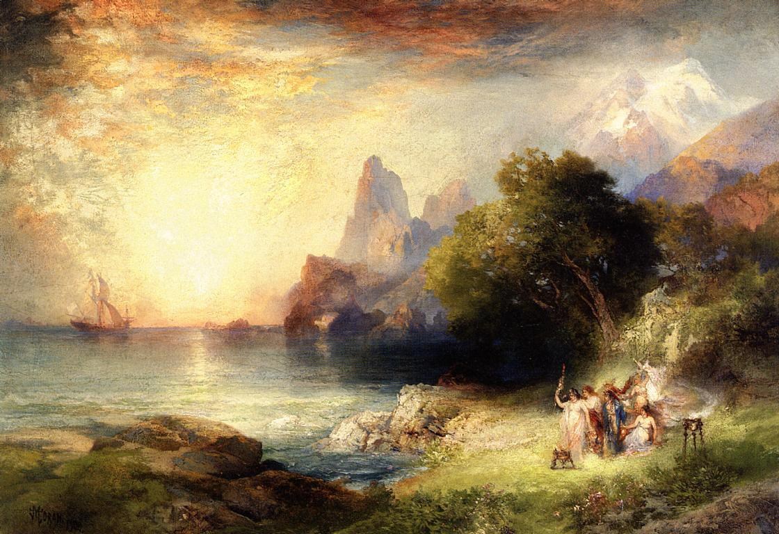 Thomas Moran Ulysses and the Sirens